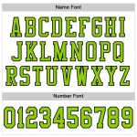 Custom White Neon Green-Black Mesh Authentic Football Jersey Custom White Neon Green-Black Mesh Authentic Football Jersey