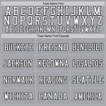 Custom Gray Black-White Mesh Authentic Football Jersey Custom Gray Black-White Mesh Authentic Football Jersey