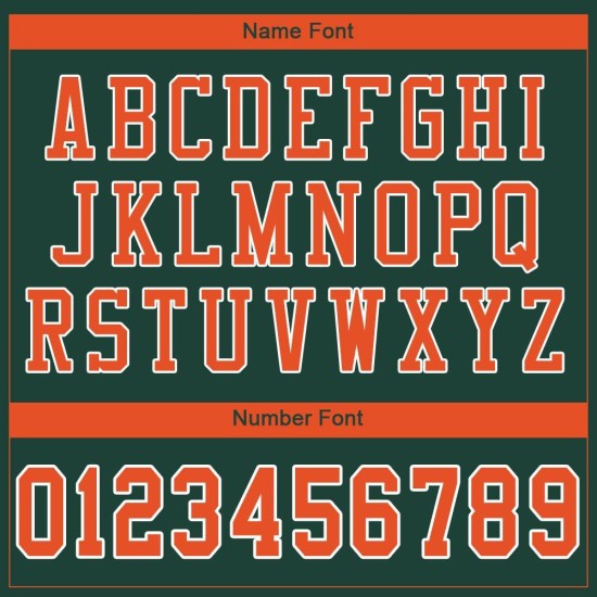 Custom Green Orange-White Mesh Authentic Football Jersey Custom Green Orange-White Mesh Authentic Football Jersey