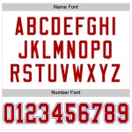 Custom White Red-Light Blue Mesh Authentic Football Jersey