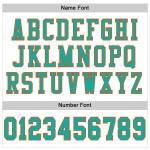 Custom White Aqua-Orange Mesh Authentic Football Jersey Custom White Aqua-Orange Mesh Authentic Football Jersey