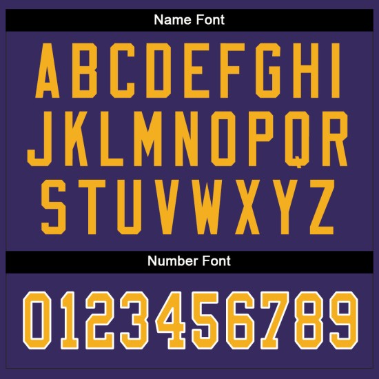 Custom Purple Gold-White Mesh Split Fashion Football Jersey Custom Purple Gold-White Mesh Split Fashion Football Jersey