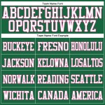 Custom Kelly Green Pink-White Mesh Authentic Football Jersey Custom Kelly Green Pink-White Mesh Authentic Football Jersey
