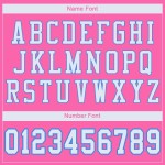 Custom Pink White-Powder Blue Mesh Authentic Football Jersey